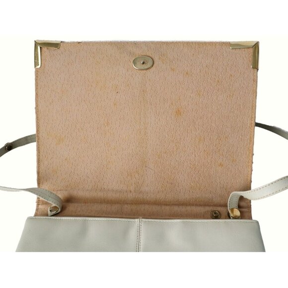 Vintage Natural Rattlesnake Snake Skin Leather Clutch Wristlet Purse & Shoulder - Picture 7 of 9